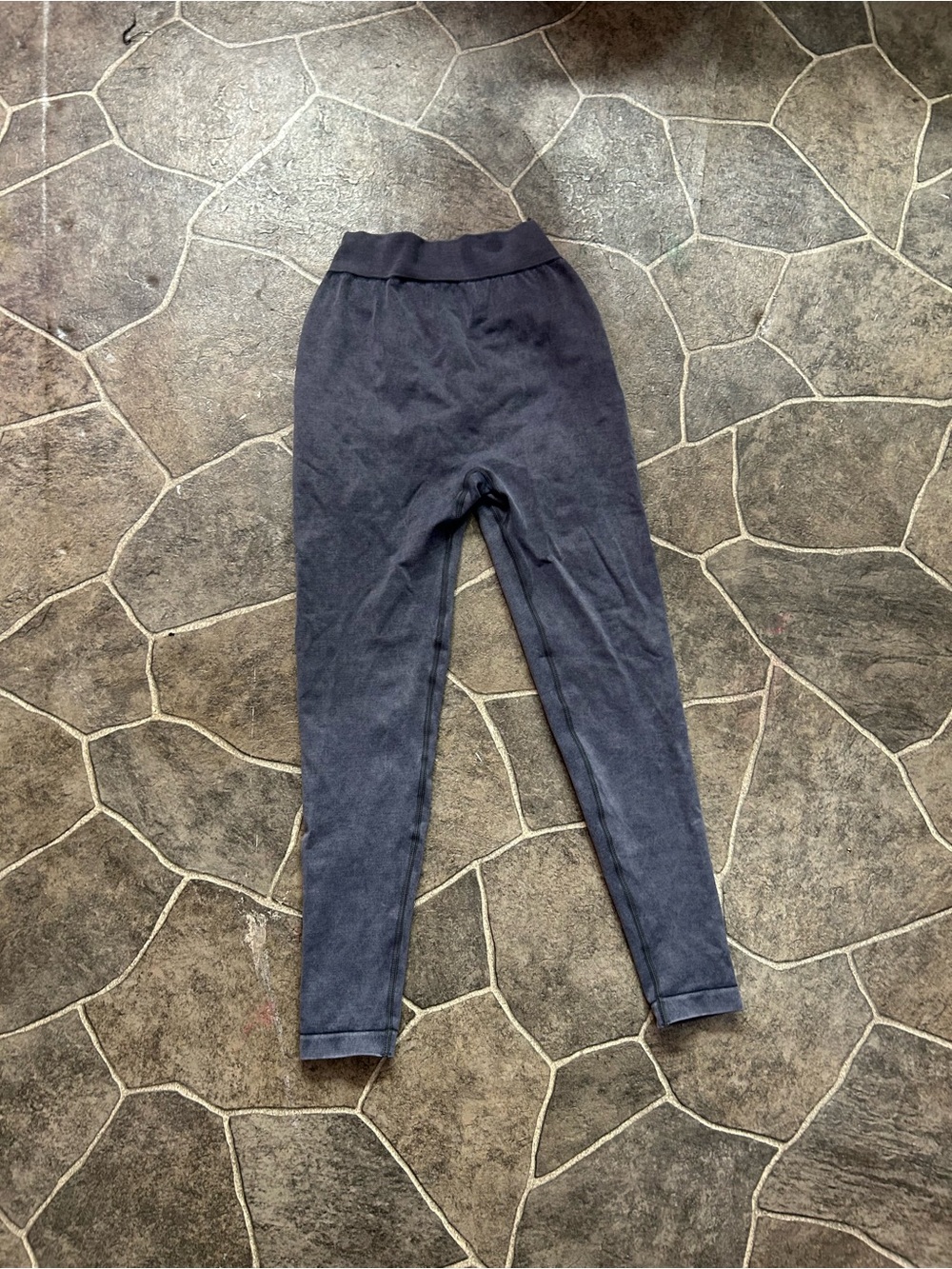 Basic High-Waist Lounge Leggings in Dark Grey